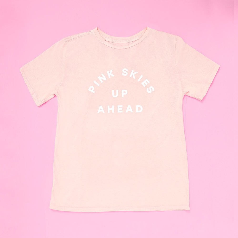 Ban.do Pink Skies Up Ahead Tee M